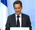 nicolas Sarkozy ivre au G8