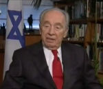 direct interview Shimon Peres s'endort pendant une interview 
