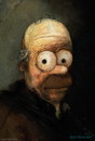 peinture tableau Rembrandt Homer