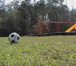 enfant football ballon Le tir parfait