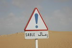 attention desert Attention Sable !