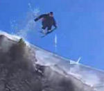 chute ski Triple Front Flip en ski