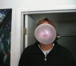 bulle Triple bulles de chewing-gum