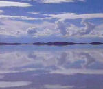 sel reflet Miroir géant à Salar de Uyuni