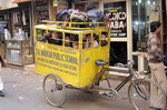 enfant velo bus Bus scolaire en Inde