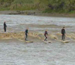 vague Surf sur le mascaret de la Dordogne