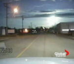 police camera Une météorite dans le ciel canadien