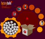 balle couleur reflexion Factory Balls 2