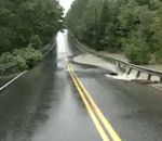 route eau Route inondée