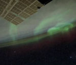 espace boreale astronaute Aurore Boréale vue de l'espace