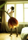 illusion femme danseuse Tulipe robe danseuse