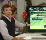 ecran tele Régis présente Wii Tennis au télé-achat