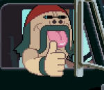 8 bits animation Truckers Delight