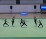 choregraphie synchronisation Gymnastes japonais synchros