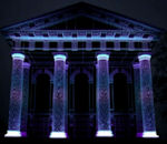 batiment projection Projection 3D sur monument