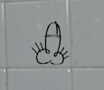 toilettes Graffitis (Aides)