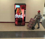 distributeur pub bonheur Coca-Cola Happiness Machine
