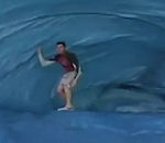 surf vague Skate avec une bâche