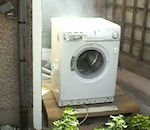 destruction laver Brique dans une machine à laver