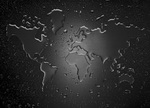carte monde Le Monde dans une goutte d'eau