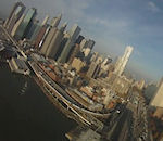 new-york avion Survol de New-York avec un avion radio-commandé