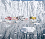 iceberg Graffiti sur un iceberg