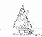 chat griffe Santa Claws (Simon's Cat)