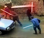 combat sabre laser Farm Wars