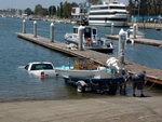 regis remorque voiture Régis met son bateau à l'eau