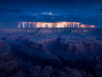 canyon eclair Eclairs au-dessus du Grand Canyon