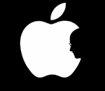 steve mort Logo Apple en hommage à Steve Jobs