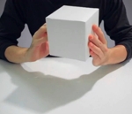 motion papier cube Protéigon