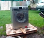 laver machine Auto Destruction d'une machine à laver