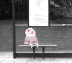 animation fille The Bus Stop