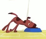 animation chien Dinner (Puppy Club)