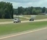 crash collision Voiture à contresens sur une highway