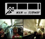 paris metro courir Homme vs Métro