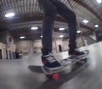 skateboard trick figure William Spencer fait du skateboard