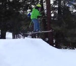 ski enfant Premier saut à ski