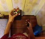rubik jonglage Résoudre en Rubik's Cube en jonglant