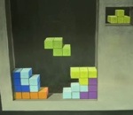 craie Tetris en craie (stop-motion)