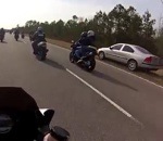 moto voiture depassement Doubler des motards par la droite
