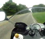 guidonnage Guidonnage d'une moto à 233 km/h