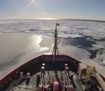 timelapse bateau glace Deux mois sur un brise-glace (Timelapse)