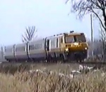 train conducteur collision Le conducteur saute du train