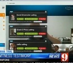 skype Le Skype d'un témoin floodé pendant un procès