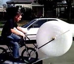 bulle papier Vélo papier bulle