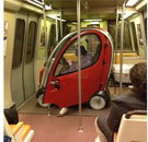wagon metro Voiture dans le métro