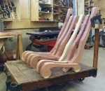 stop motion Fabrication d'un fauteuil en bois (Stop-motion)