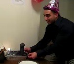 lait jet Gâteau anniversaire pénis